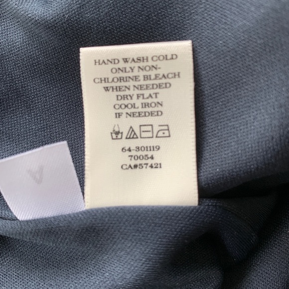 Ann Taylor Navy Lace Cap Sleeve Sheath Dress - Picture 9 of 11